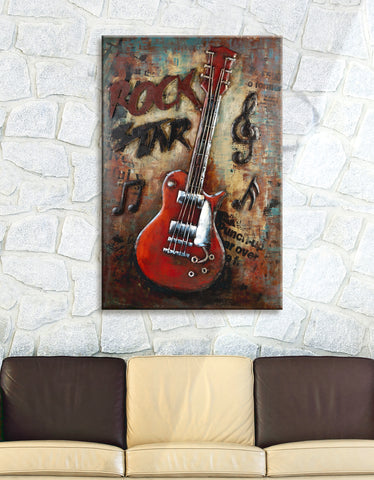 Metall- Art Gitar