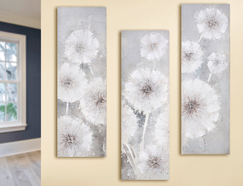 Gemälde Art - Pusteblume 3er Set