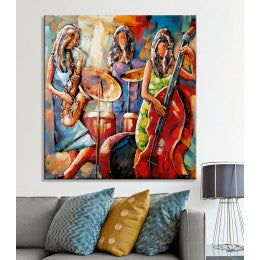 Metall- Art -Women of Jazz