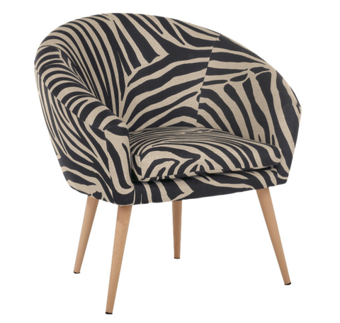 Delia Sessel Zebra