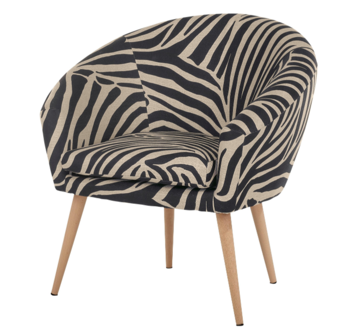 Delia Sessel Zebra