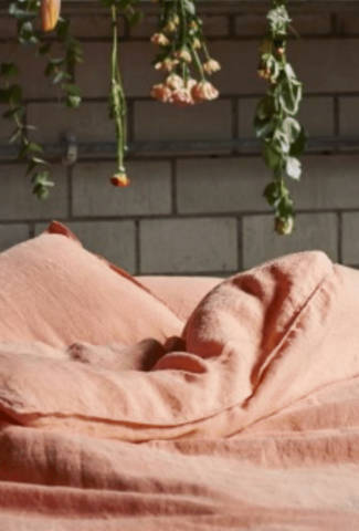 100% Leinen — Linus coral