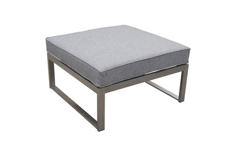 Oreo Edelstahl Lounge klein mit Teak Armlehne