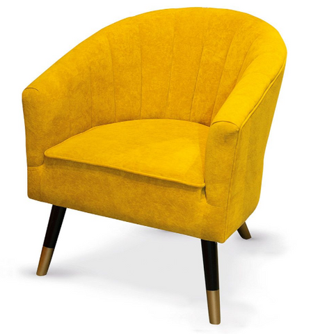 Holz Sessel Lenja Gelb