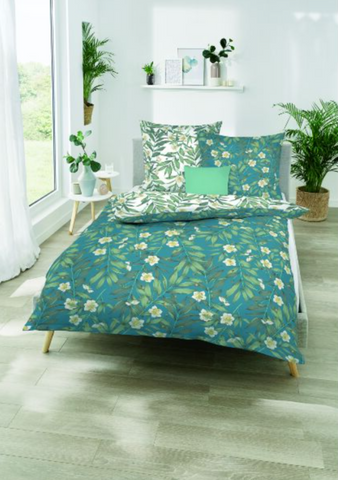 Filippa — Satinbettwäsche Set 160x210 + 65x100cm