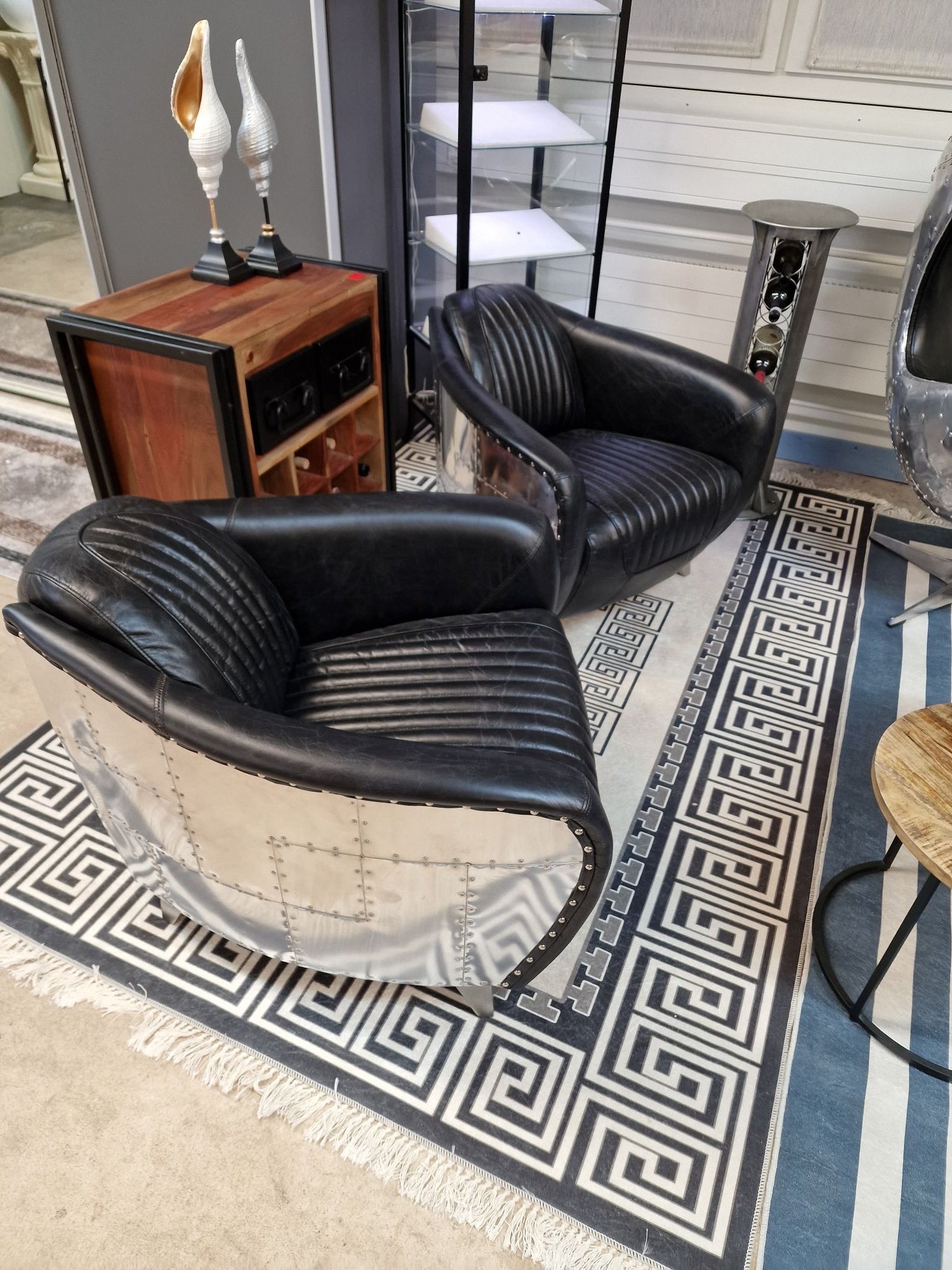 Sessel Lederfauteuil - Aviator Pilot