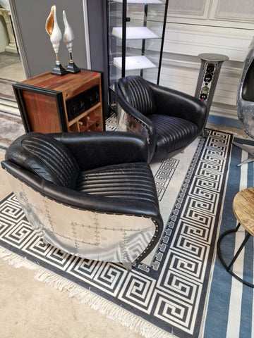 Sessel Lederfauteuil - Aviator Pilot