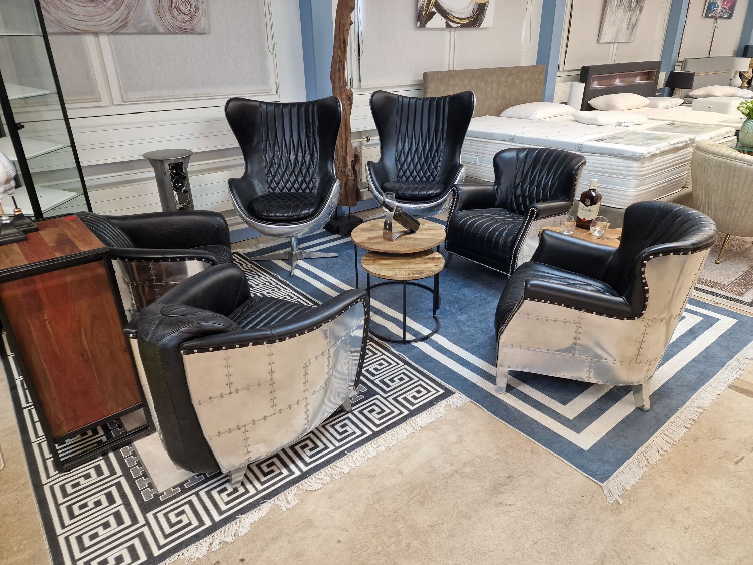 Sessel Lederfauteuil - Aviator Pilot