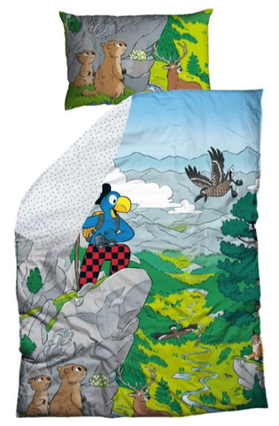 Globi am Wandern - Baumwollbettwäsche SETS