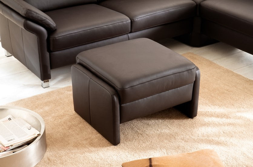 Ecksofa München Dick Leder Dark brown