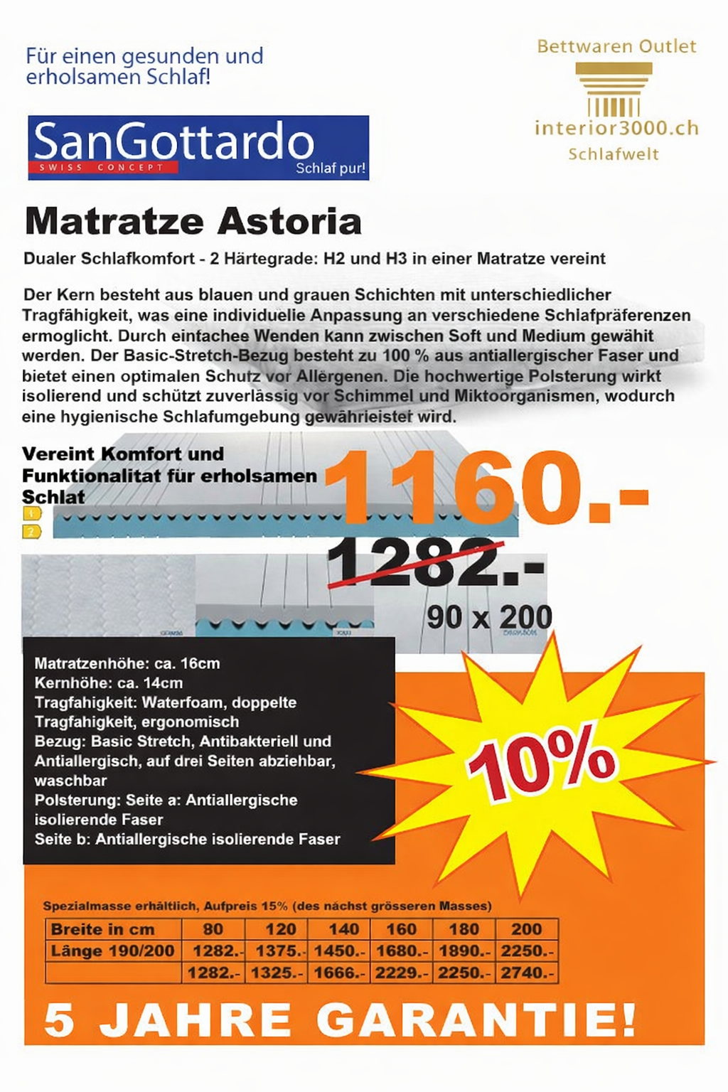 Astoria Matratze
