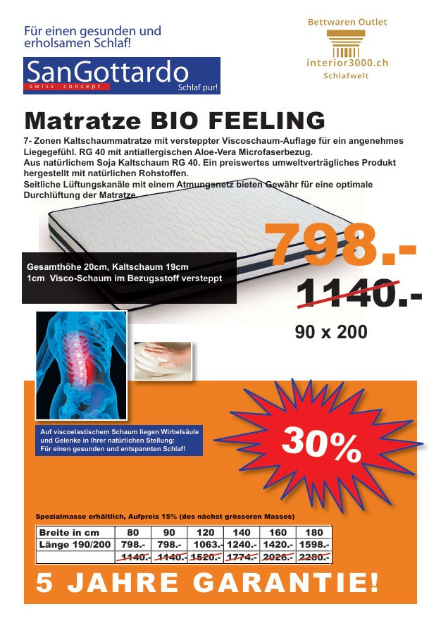 Bio Feeling mattress
