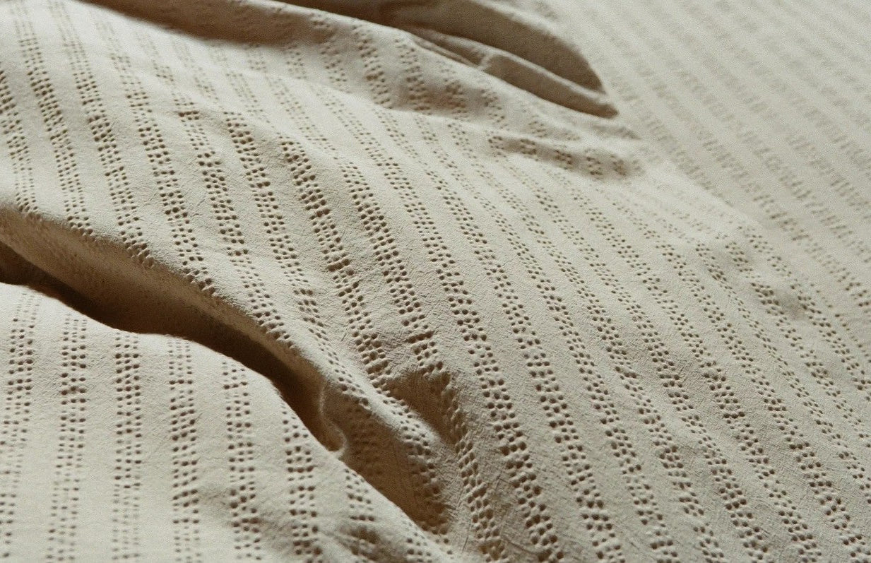 Linge de lit seersucker bio Kemeri