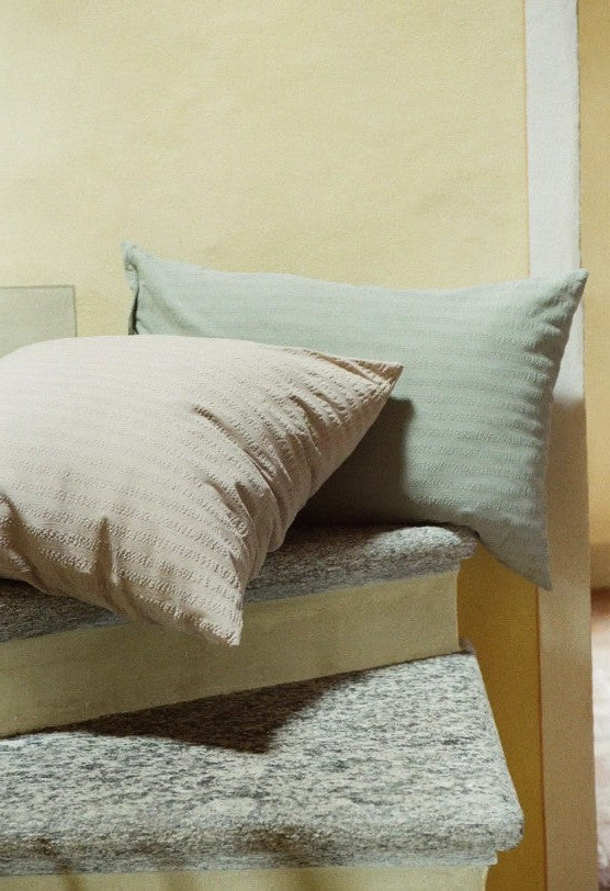 Linge de lit seersucker bio Kemeri