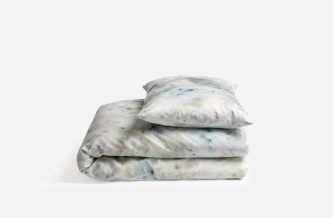 organic satin bed linen Sahara