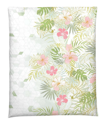 Satin Bettwäsche Palmen