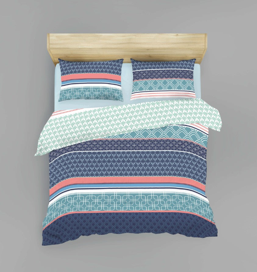 Renforcé Seersucker bed linen Yasemin