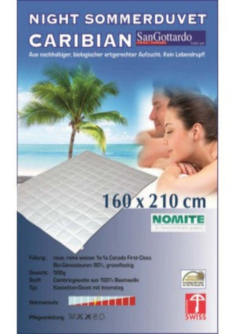 Swiss Exquisite Caribian Night Sommer Duvet