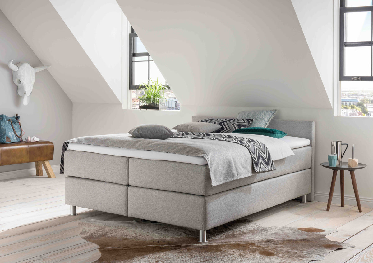 Boxspringbett Comfort  Stockholm für Dachwohnungen auch elektrisch