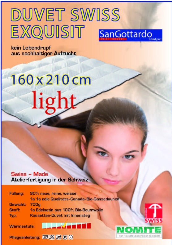 Swiss Exquisite Sommer Light Duvet