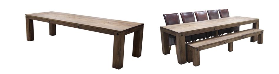 Grindelwald   Tisch aus Knorreiche massiv