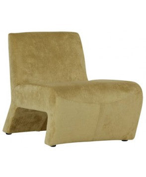 Hollywood Sessel und Hocker Gelb