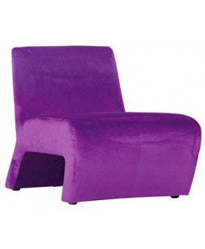 Hollywood Sessel und Hocker Violett