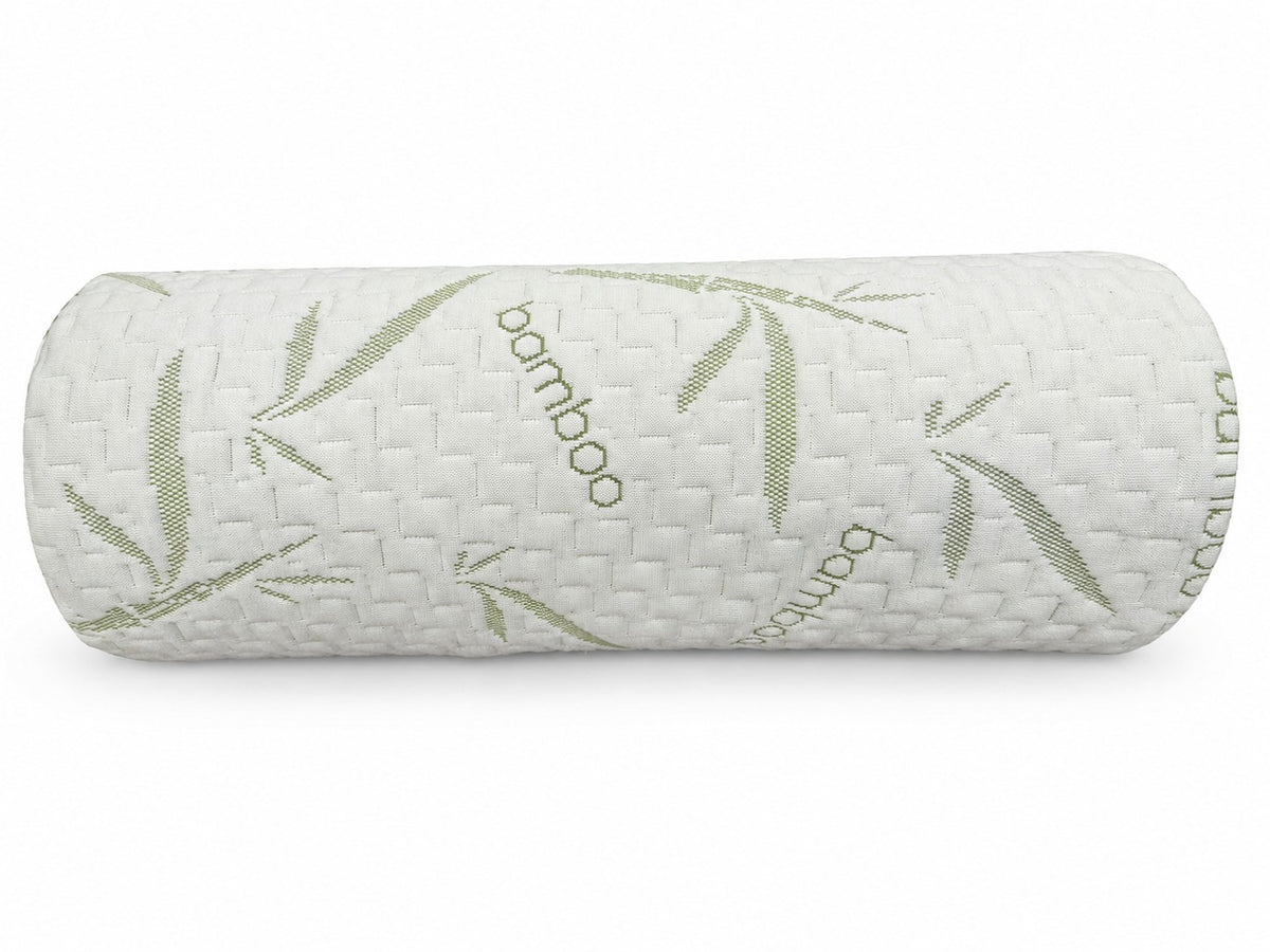 Nackenrolle Bambus mit Visco-Schaum – 40 × 15 cm