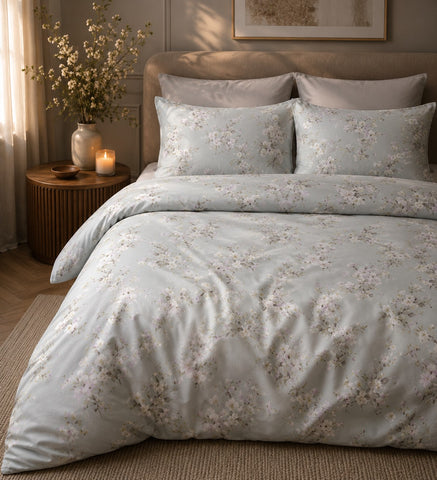 Satin bed linen Bloom