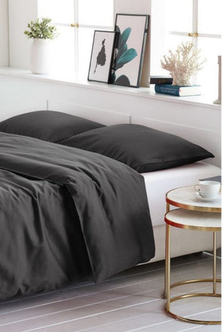 satin bed linen plain