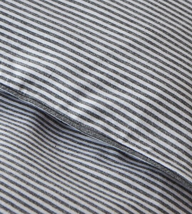 Linge de lit jersey mélangé uni