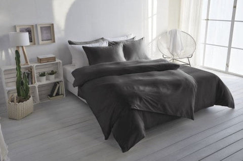 Satin-Bettwäsche Set Uni