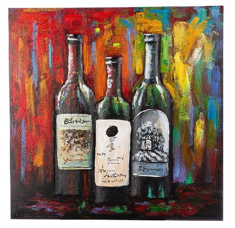 Peinture Art - Dégustation de vins 