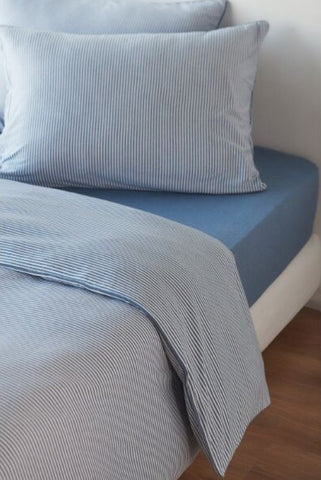 Linge de lit jersey mélangé uni