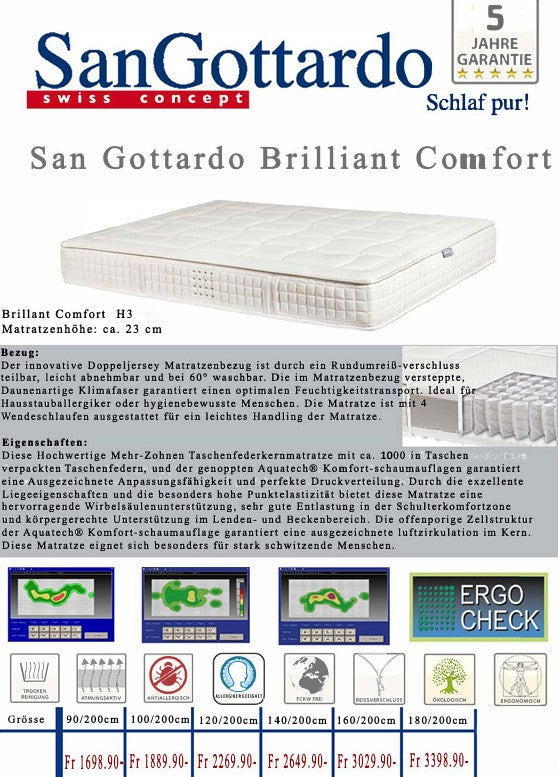 Brillant Comfort Matratze