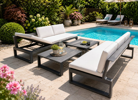 Gartenlounge und Sonnenliege Fiona