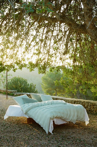 Musselin Bettwäsche Ibiza mint