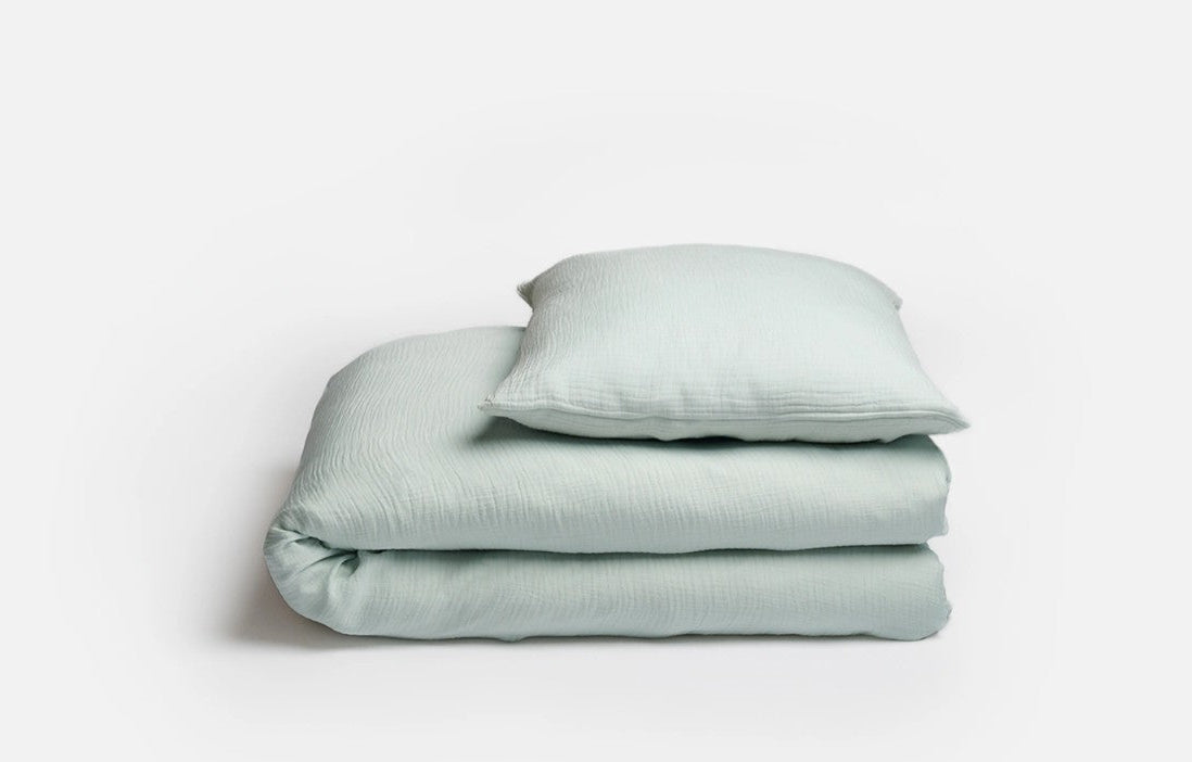 Musselin Bettwäsche Ibiza mint