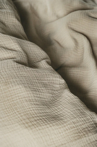 Musselin Bettwäsche Ibiza taupe