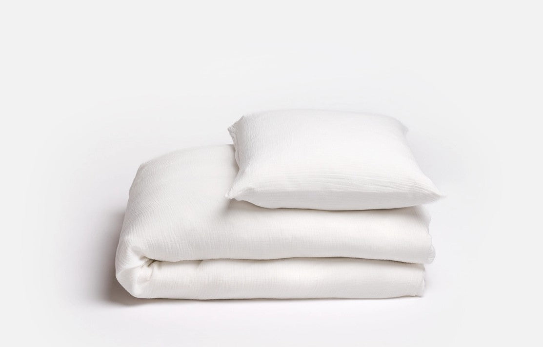 Musselin Bettwäsche Ibiza white
