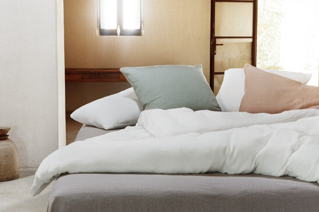 Musselin Bettwäsche Ibiza mint