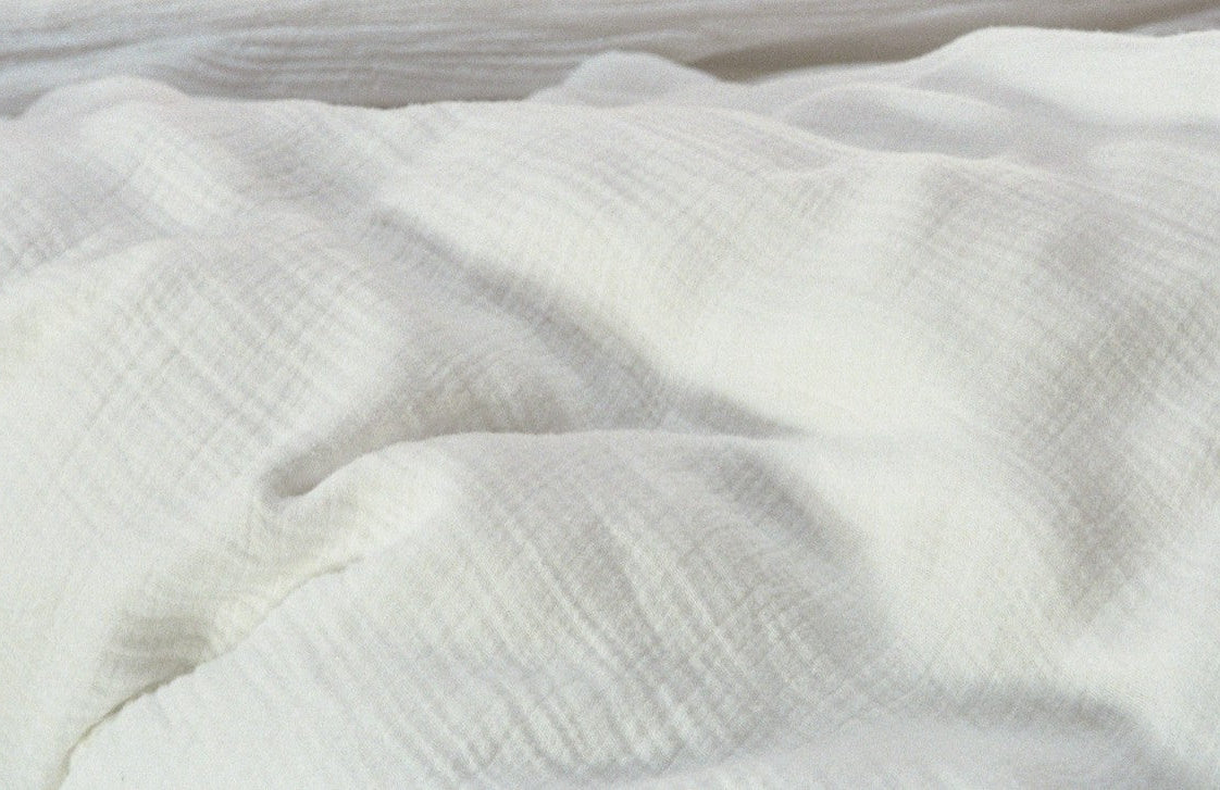 Musselin Bettwäsche Ibiza white