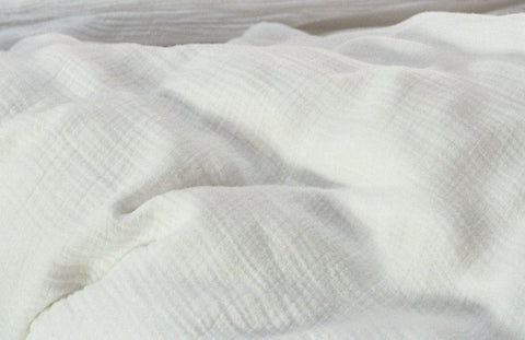 Musselin Bettwäsche Ibiza white