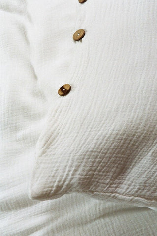 Musselin Bettwäsche Ibiza white