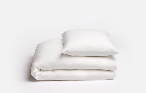 Musselin Bettwäsche Ibiza white