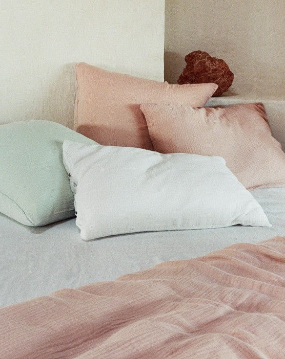 Musselin Bettwäsche Ibiza mahogany rose