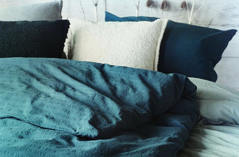 Linge de lit seersucker bio Kemeri