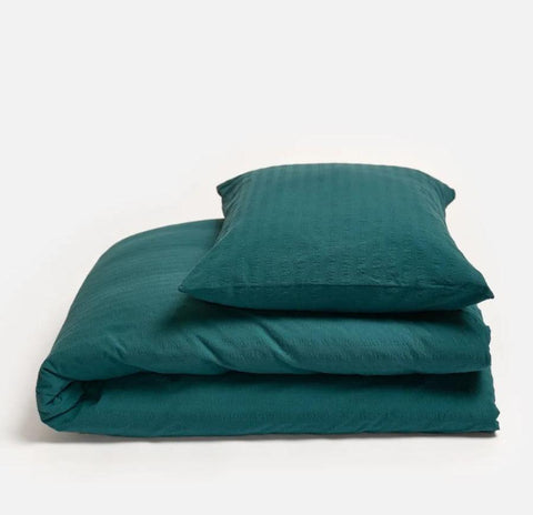 Linge de lit seersucker bio Kemeri
