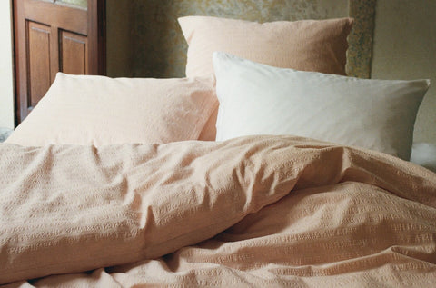 Organic Seersucker Bed Linen Kemeri