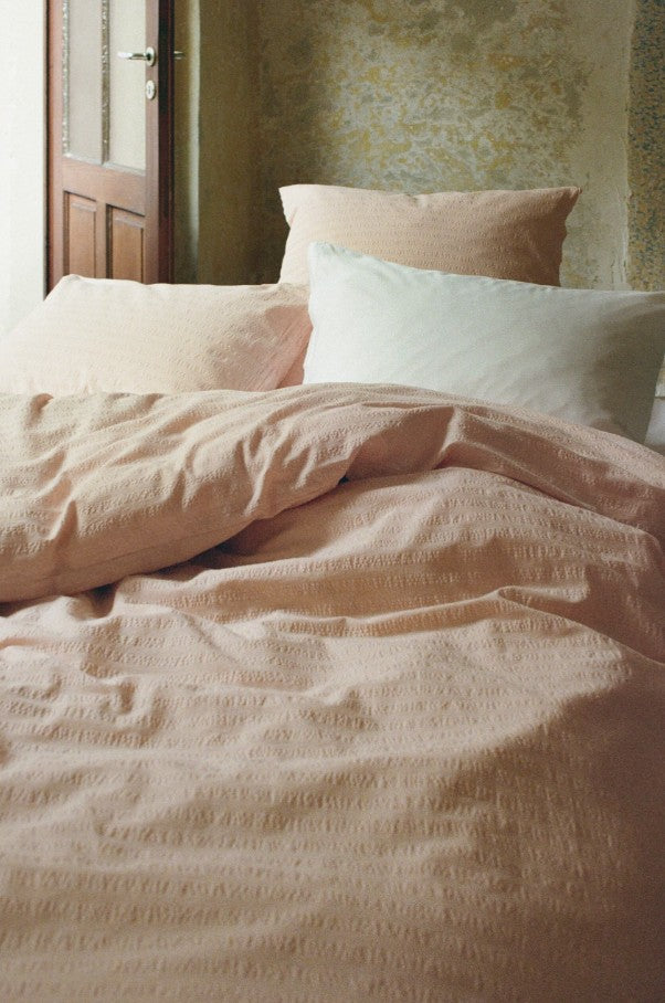 Organic Seersucker Bed Linen Kemeri